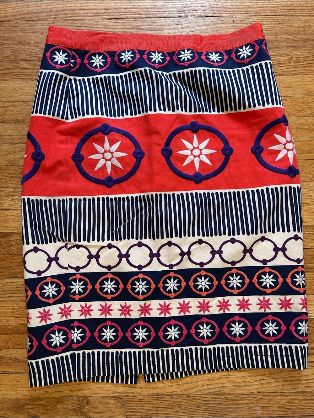 Boden Geometric Patterened Skirt